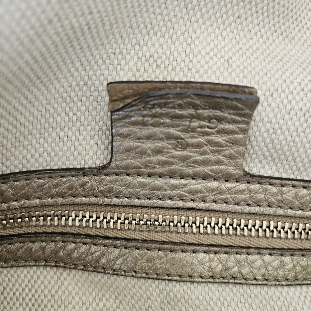 EUC Gucci Soho Metallic Gold Shoulder Bag - Picture 12 of 16